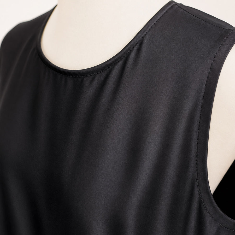 Premium Black Silk Inner Dress