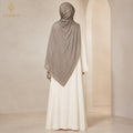 Antique Gold Chiffon Shimmer Hijab