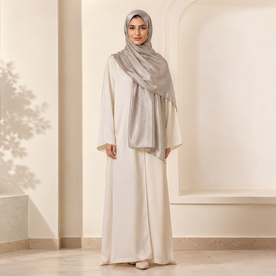 Champagne Gold Chiffon Shimmer Hijab