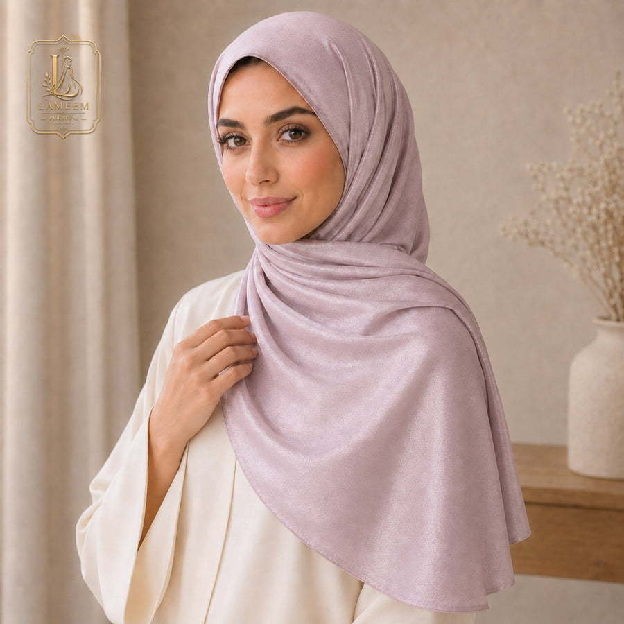 Pearl Blush pink Chiffon Shimmer Hijab