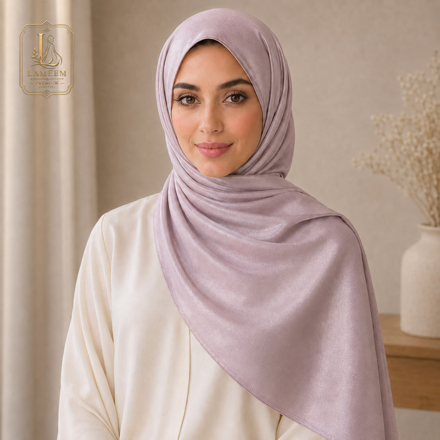 Pearl Blush pink Chiffon Shimmer Hijab