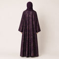 Premium Aubergine Jamawar Silk Abaya
