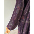 Premium Aubergine Jamawar Silk Abaya