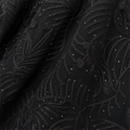 Premium Black Heavy Embroidered Double Chiffon Abaya | LAMEEM