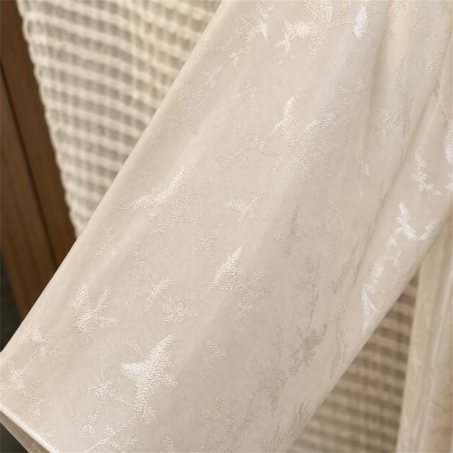 Premium Pearl Ivory Shinghai Open Abaya